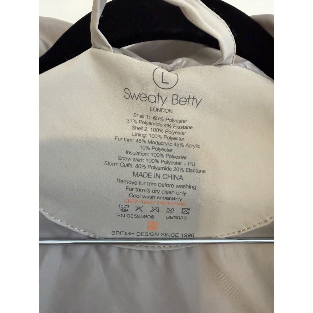 Sweaty Betty - Method Hybrid Ski Jacket Size Large RECCO Technology - Picture 11 of 11